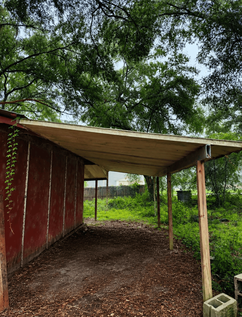 Shed and outdoor junk removal after
unwanted debris was removed by Ocala Cleanout Specialists